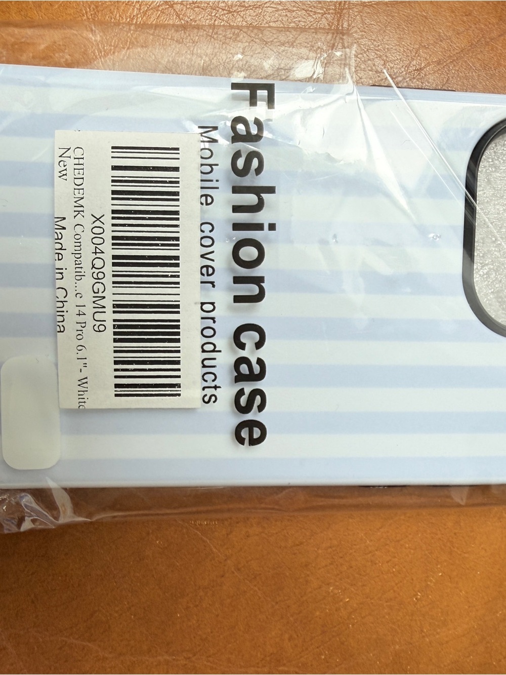Striped Soft Blue & White Phone Case - Fashion Case